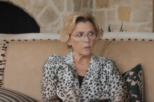 Beulah's leopard print blazer on Dutton Ranch