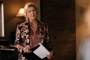 Beulah's pink metallic jacket on Dutton Ranch