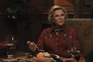 Beulah's red embroidered shirt on Dutton Ranch