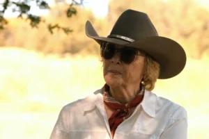 Beulah's white embroidered shirt